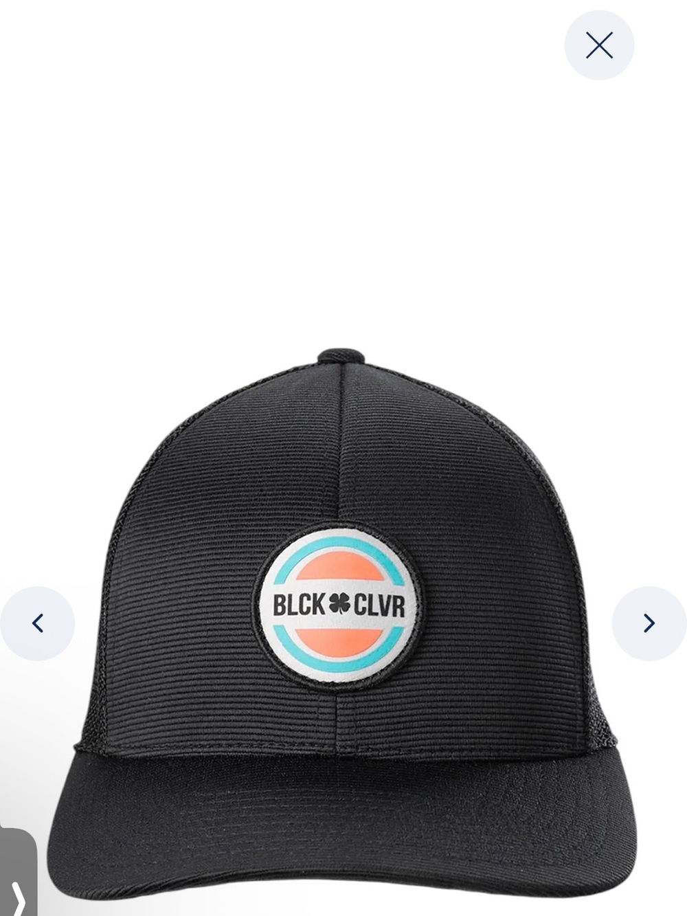 NWT Black Clover atmosphere Men's  Trucker Golf snap back  Hat flex Fit $38